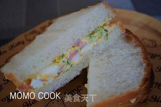 快手鸡蛋沙拉三明治的做法步骤:6