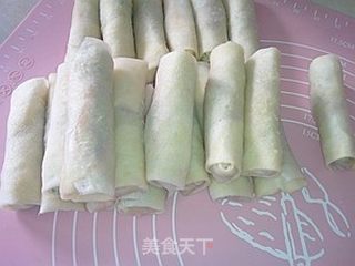 蔬菜沙拉春卷的做法步骤：13