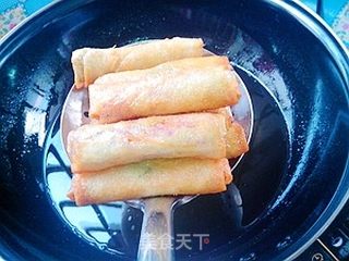 蔬菜沙拉春卷的做法步骤:16