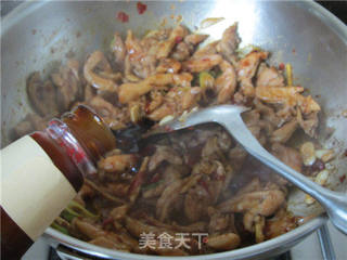 黑椒鸡柳的做法步骤:10