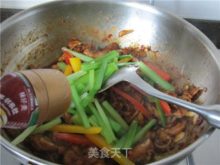 黑椒鸡柳的做法步骤:11