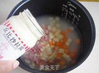 腊味什锦沙拉焖饭的做法步骤:6