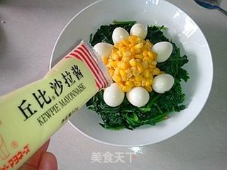 菠菜玉米沙拉的做法步骤：11