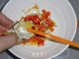 鲜美嫩滑——蟹粉豆腐的做法步骤：2