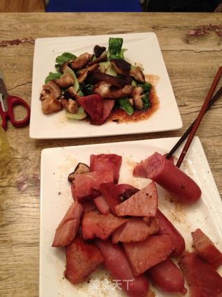 第一次烤箱烤肉!!烤鸡翅、鱿鱼圈、烤馒头!的做法步骤:4