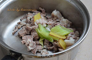燕麦羊肉粥的做法步骤:3
