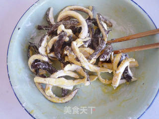 糖醋素鳝的做法步骤:7