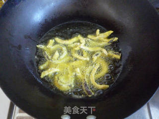 糖醋素鳝的做法步骤:8