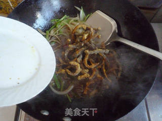 糖醋素鳝的做法步骤:16