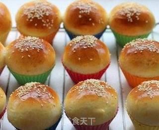 小小面包大肚量--迷你汉堡的做法步骤:8