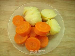 胡萝卜土豆泥沙拉的做法步骤:3