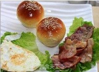 小小面包大肚量--迷你汉堡的做法步骤:9