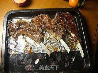 孜然烤羊排的做法步骤:9