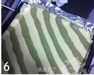 丘比双色沙拉肉松蛋糕卷的做法步骤:6