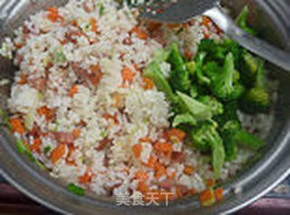 火腿炒饭的做法步骤:11