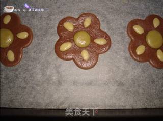 三色花朵饼干的做法步骤:10