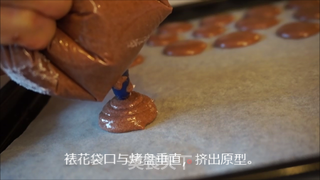 贵妇甜品-法式马卡龙(巧克力味道)做法的做法步骤:6