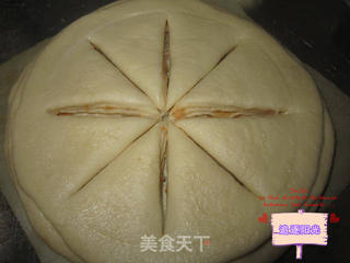 惊艳--沙拉肉松花朵面包的做法步骤:8