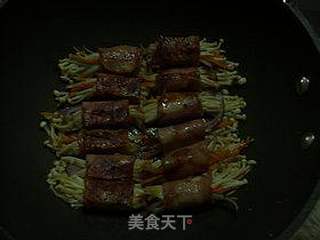 菌蔬培根卷的做法步骤:8