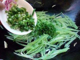 蛋香莴笋丝的做法步骤：6