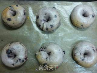护眼明目的蓝莓果酱贝果的做法步骤:10