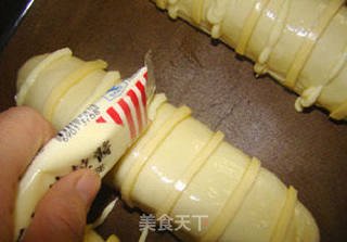 沙拉芝士面包的做法步骤:9