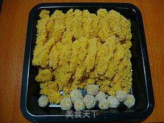 儿子喜欢的【黄金蜜汁鸡柳】的做法步骤:8