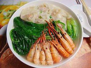 鲜香味美-----【上汤鲜虾馄饨面】的做法步骤:18