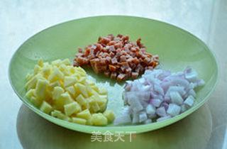 芝士土豆浓汤的做法步骤:2