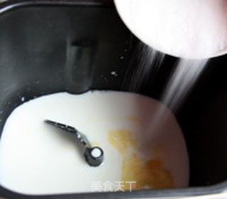 牛奶蜜豆吐司的做法步骤:3