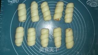 沙拉芝士火腿面包的做法步骤:9