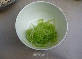 姜香笋拌鸡丝的做法步骤:6