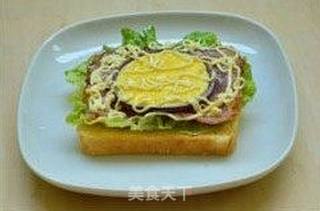 培根沙拉面包片的做法步骤:8