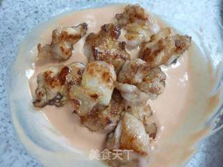 炸鸡块沙拉的做法步骤：5