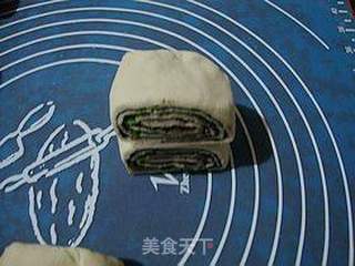 豆渣好去处-------【豆渣香葱麻酱烧饼】的做法步骤:12