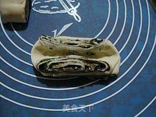 豆渣好去处-------【豆渣香葱麻酱烧饼】的做法步骤:13