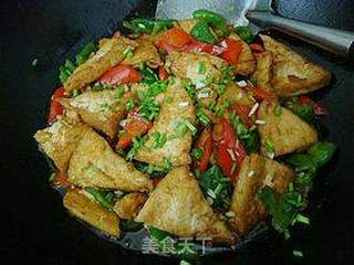 简单家常菜----【泰式甜辣脆皮豆腐】的做法步骤:14
