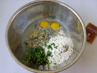 香煎燕麦蚝饼的做法步骤:2