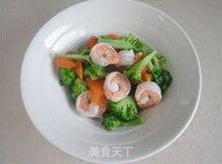 虾仁坚果沙拉的做法步骤:6