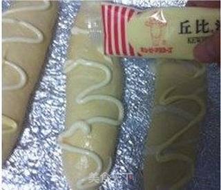 沙拉芝士面包条的做法步骤:5