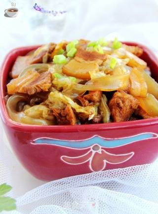 猪肉炖粉条的做法步骤:14