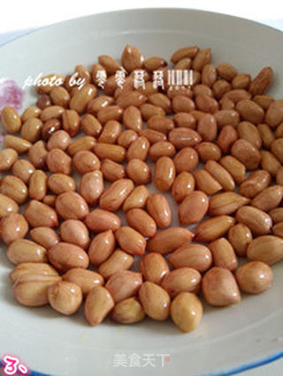 微波炉炸花生米——省油速成版的做法步骤:3