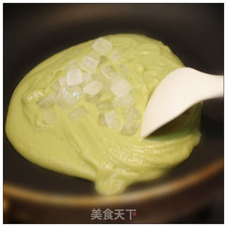 清新美味的甜糕-----蚕豆糕的做法步骤：7