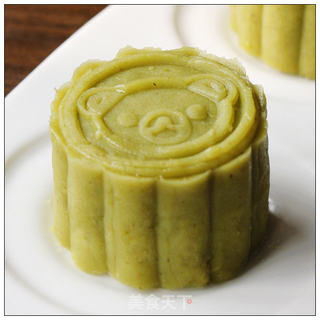 清新美味的甜糕-----蚕豆糕的做法步骤:9
