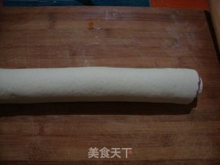 【紫薯双色花卷】-----花样主食自己做的做法步骤：8