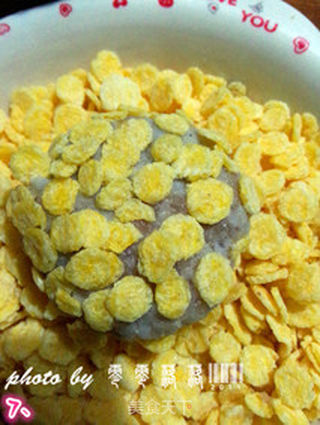 乡村风味煎肉饼——玉米片肉饼的做法步骤:7