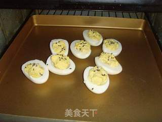 开胃菜:烤魔鬼蛋的做法步骤:5