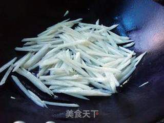 蛋香萝卜丝的做法步骤:4