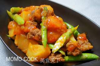 意式面酱风味的土豆炖牛肉的做法步骤:6