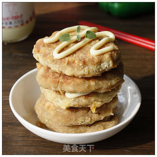 美味简单的小饼-----沙拉小肉饼的做法步骤:8
